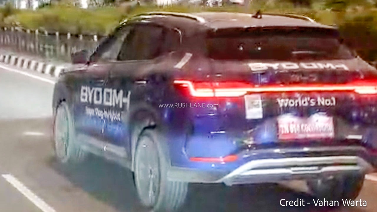 Upcoming BYD Sealion 6 Plug-In Hybrid Spied Testing In India