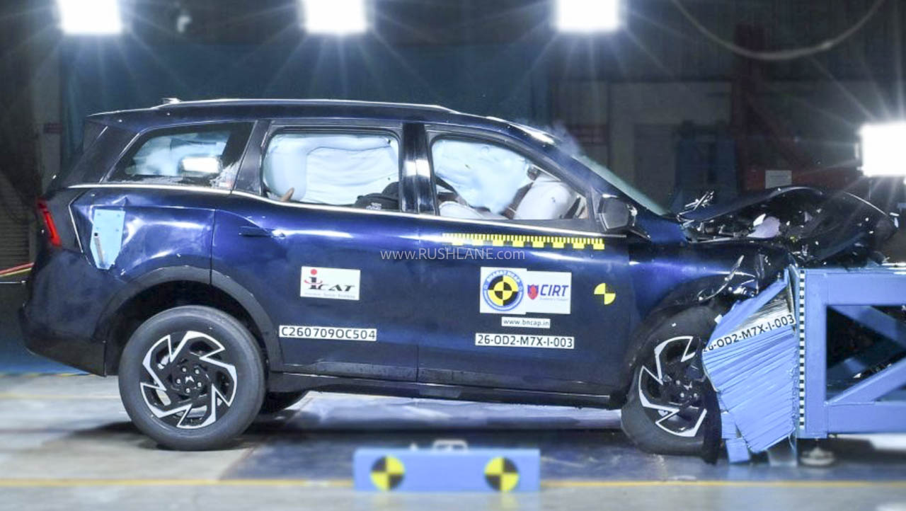 Mahindra XUV 7XO Scores 5 Star Bharat NCAP Safety Rating