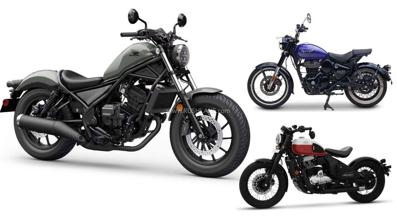 Honda Rebel 300 vs Rivals First Look – Goan Classic 350, 42 Bobber