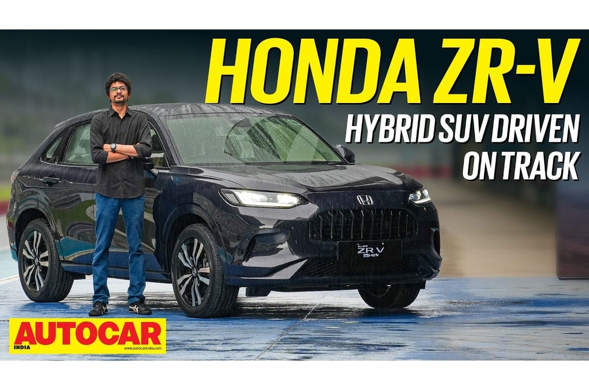 Honda ZR-V track drive video review