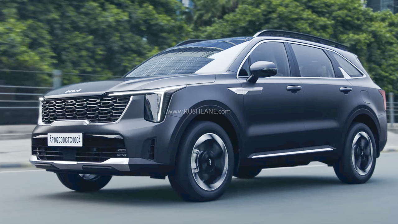Kia Sorento Variant List Leaks – Diesel, Hybrid, AWD, 9 Colours, 6s, 7s, Black Line