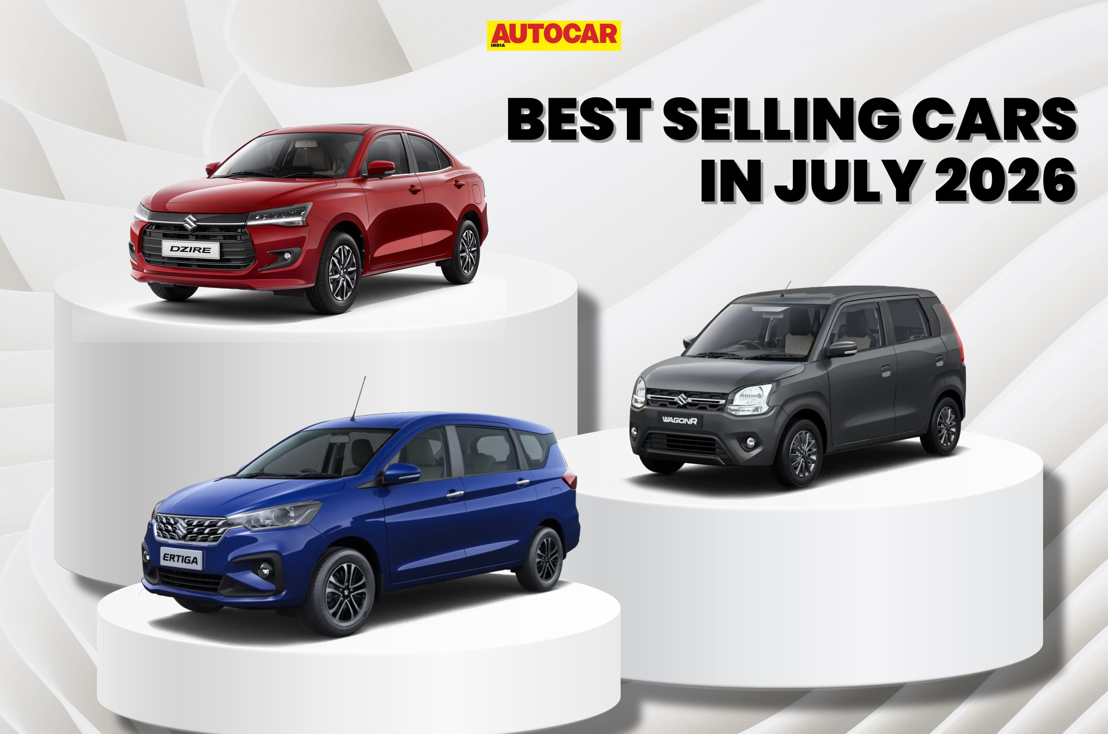 Top 10 bestselling cars in July 2026: Maruti claims 6 spots