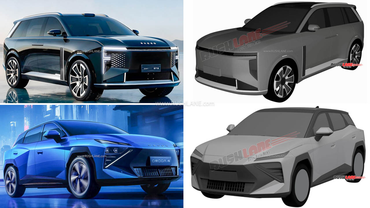 Chery Exeed ET8, Omoda O4 Patented In India – Launch Under JSW Motors?