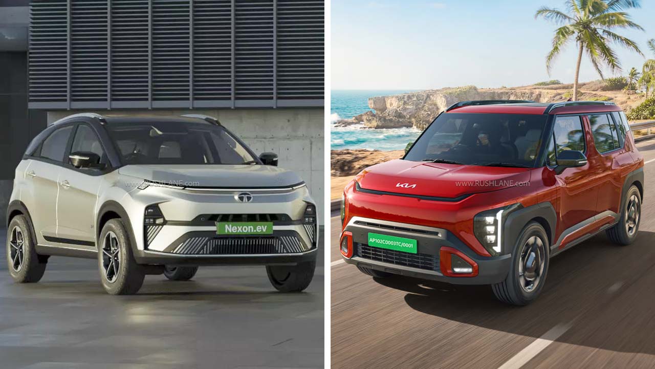 Kia Syros EV vs Nexon EV Specs, Features, Range Compared