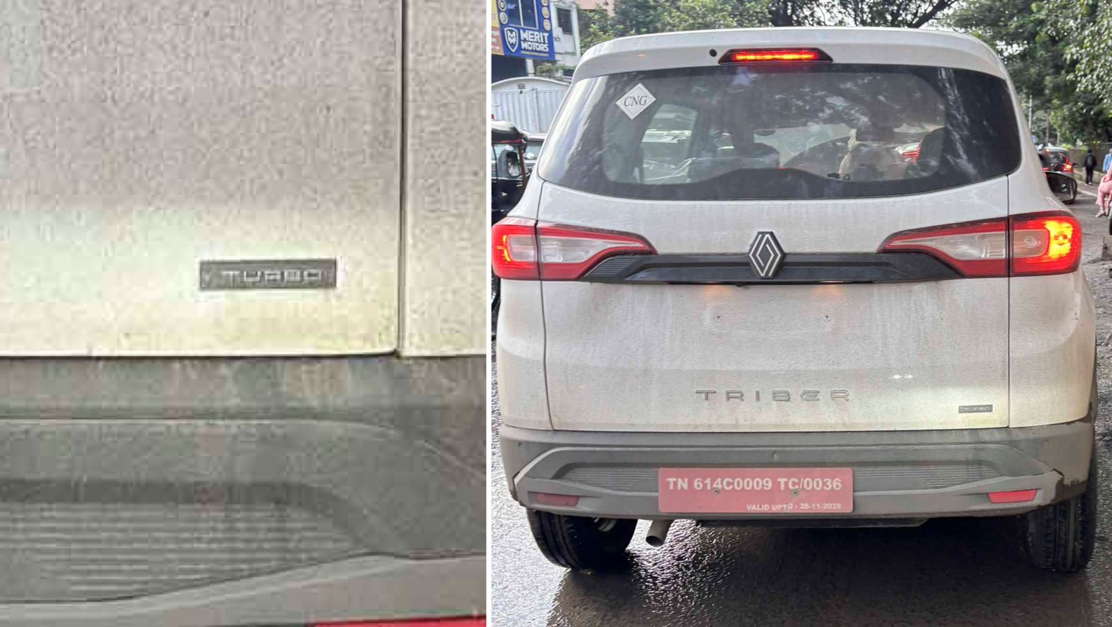 New Renault Triber Turbo CNG Spied In Pune – ARAI Homologation Before Launch?