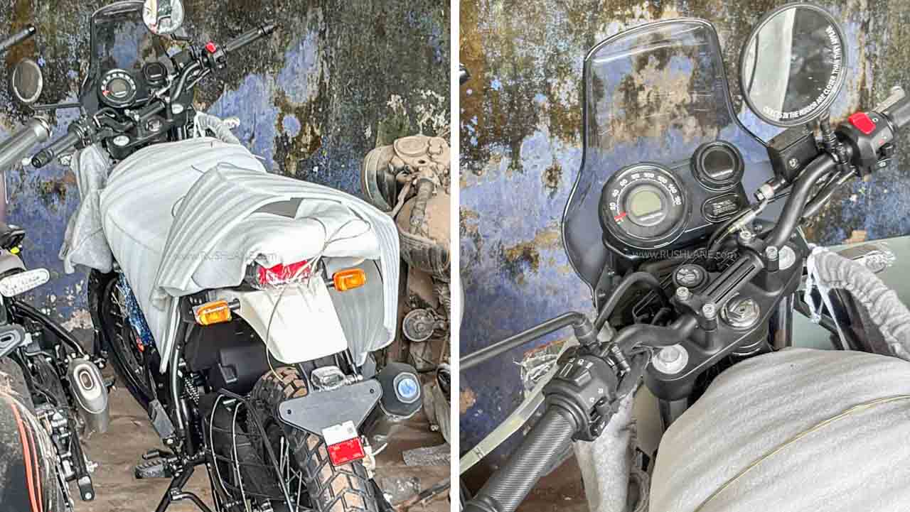 RE Himalayan 440 Spied At Dealer Before Launch – Tripper Screen
