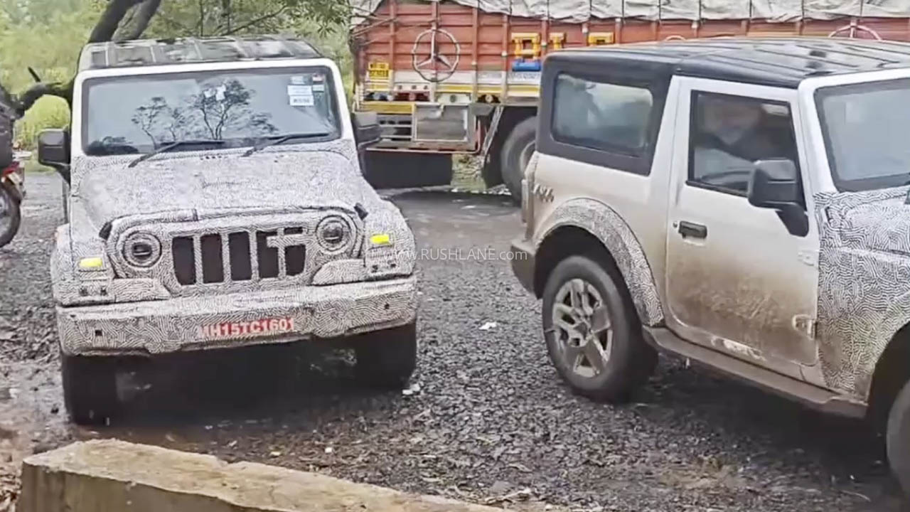 2026 Mahindra Thar Facelift Spied With New Grille, Alloys – Launch Soon