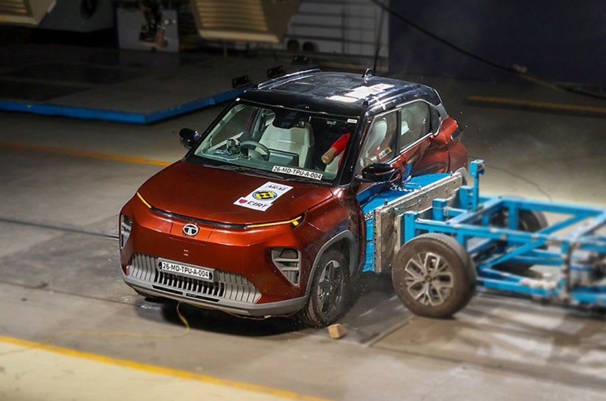 Tata Punch EV facelift scores 5-star Bharat NCAP rating