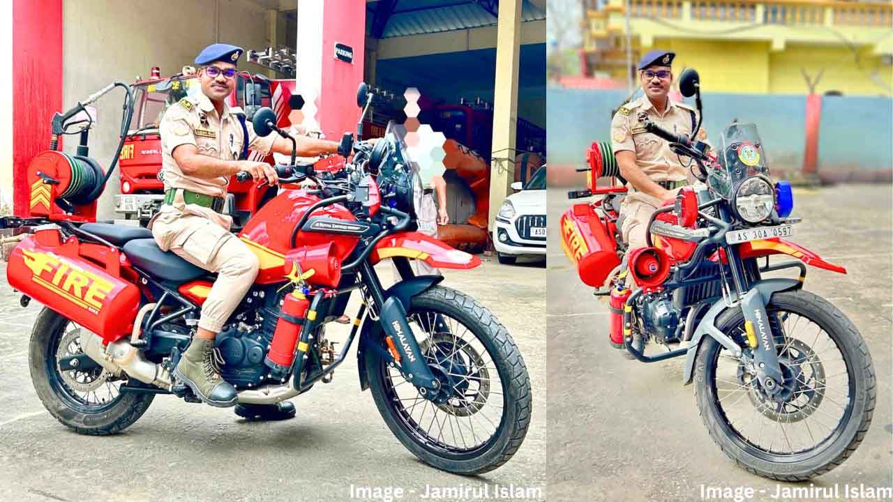 RE Himalayan 450 Joins Assam Fire Fighting First Response Unit