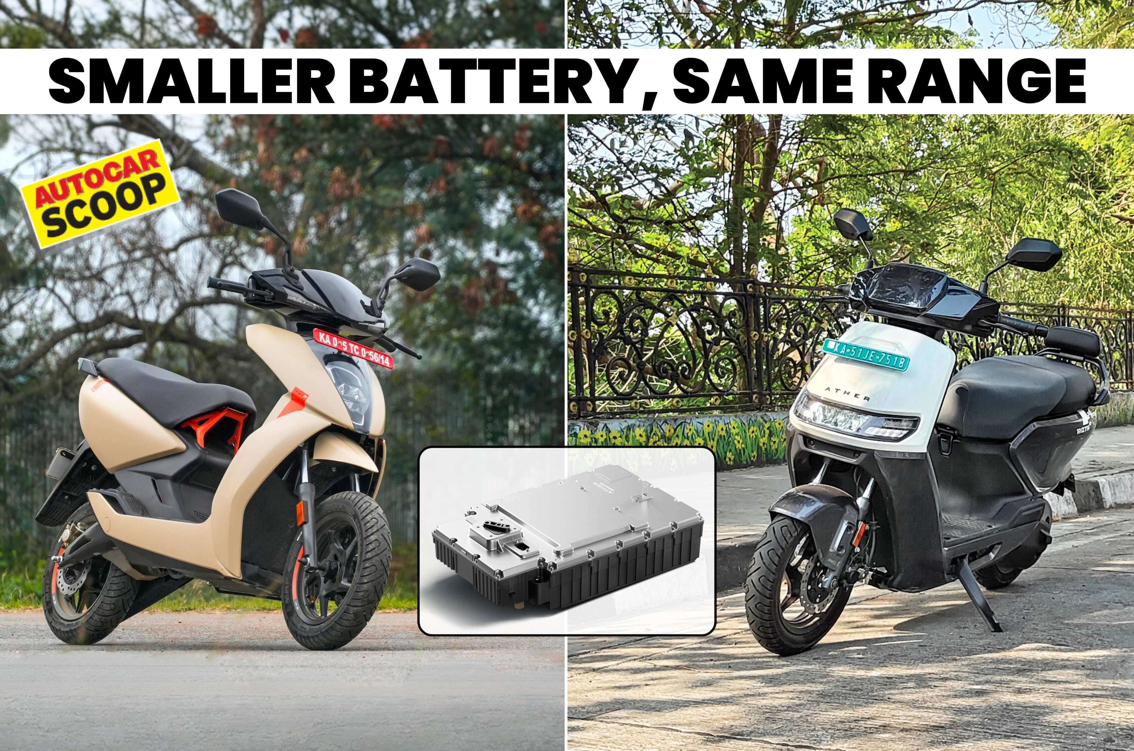 Ather scooters get new battery packs, LFP cells on Rizta