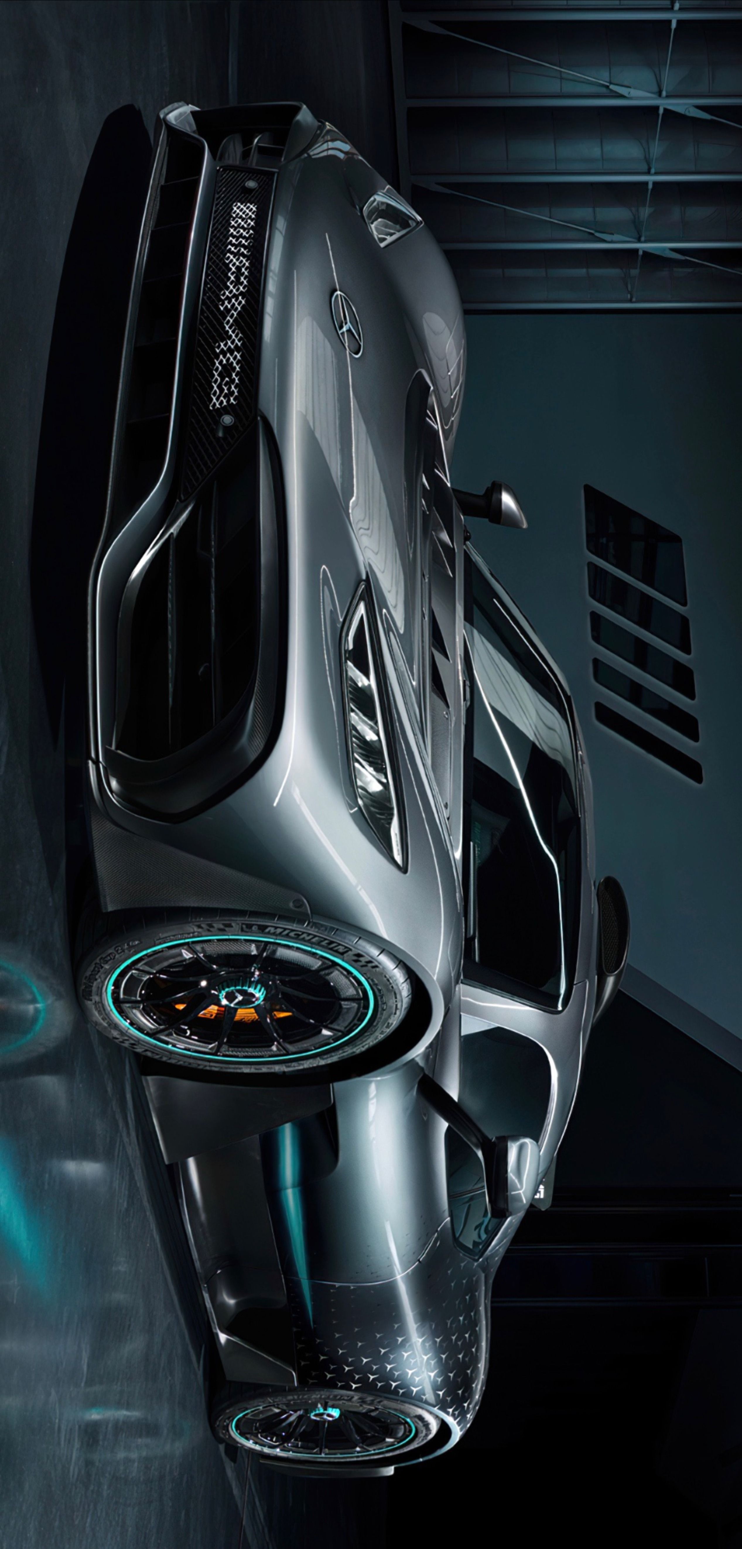 the futuristic vehicle is shown in this image